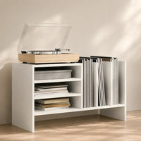 Meuble Vinyle pour Platine Blanc 78,5 cm | Luma