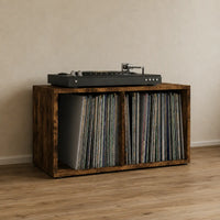 Meuble Vinyle pour Platine Chêne Fumé 71 cm | Daska