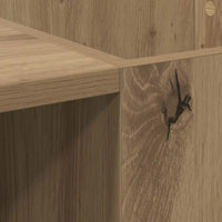 Meuble Vinyle pour Platine Chêne Artisanal 121 cm | Vaska