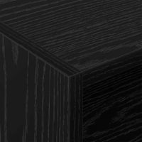 Meuble Vinyle pour Platine Chêne Noir 78,5 cm | Noxis