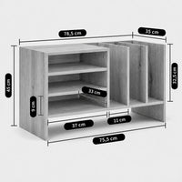 Meuble Vinyle pour Platine Bois Ancien 78,5 cm | Antik
