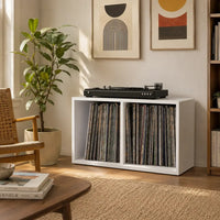 Meuble Vinyle pour Platine Blanc 71 cm | Blanka