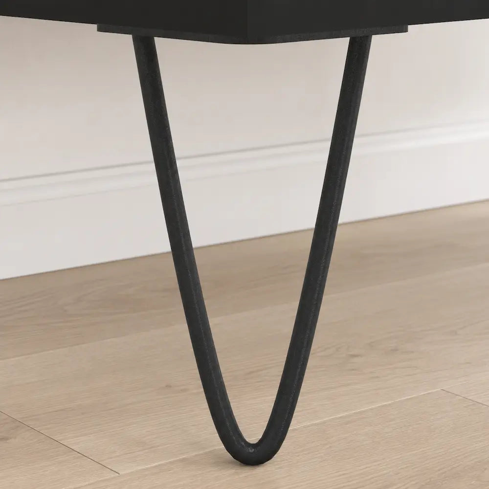 Meuble Vinyle pour Platine Noir 85 cm | Arven