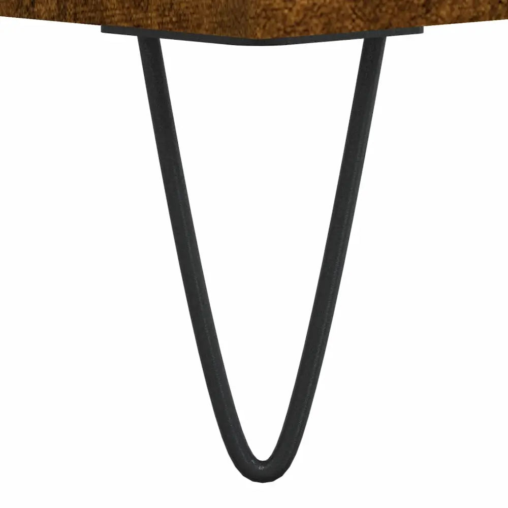 Meuble Vinyle pour Platine Chêne Fumé 85 cm | Norys