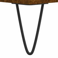 Meuble Vinyle pour Platine Chêne Fumé 85 cm | Norys