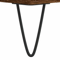 Meuble Vinyle pour Platine Chêne Marron 85 cm | Volga