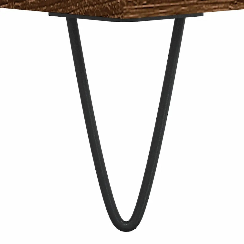 Meuble Vinyle pour Platine Chêne Marron 85 cm | Volga