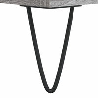 Meuble Vinyle pour Platine Gris Sonoma 85 cm | Miva