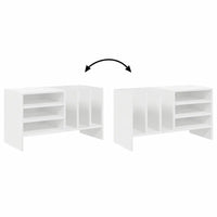 Meuble Vinyle pour Platine Blanc 78,5 cm | Luma