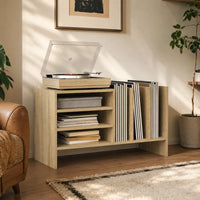 Meuble Vinyle pour Platine Chêne Sonoma 78,5 cm | Sona