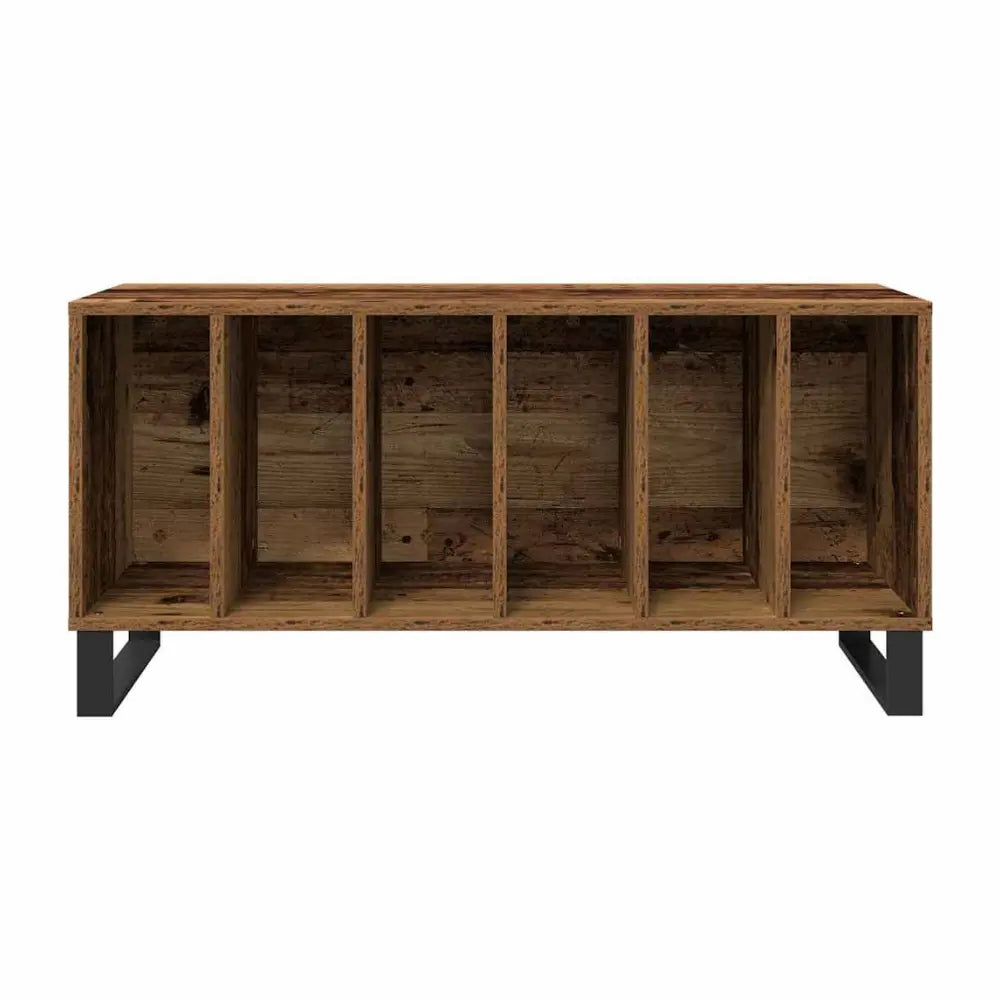 Meuble Vinyle pour Platine Bois Ancien 100 cm | Arko