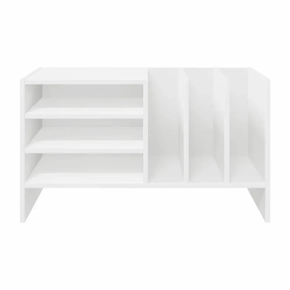 meuble pour vinyles bois blanc