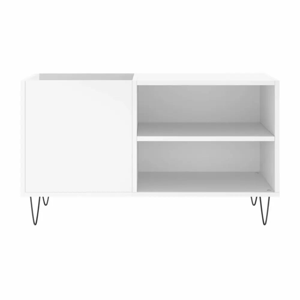 meuble vinyle bois blanc