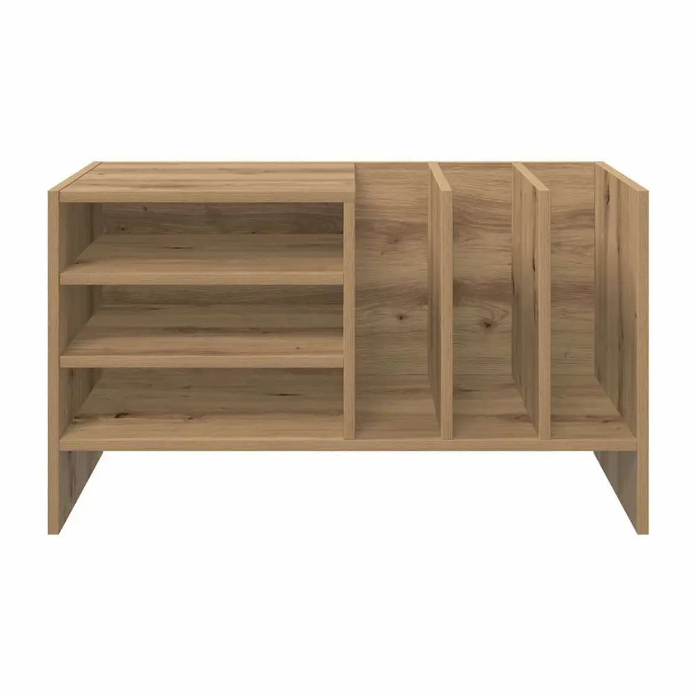 Meuble Vinyle pour Platine Chêne Artisanal 78,5 cm | Thalia