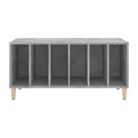 Meuble Vinyle pour Platine Gris Béton 100 cm | Dameli