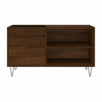 Meuble Vinyle pour Platine Chêne Marron 85 cm | Volga