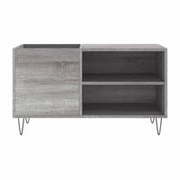 Meuble Vinyle pour Platine Gris Sonoma 85 cm | Miva