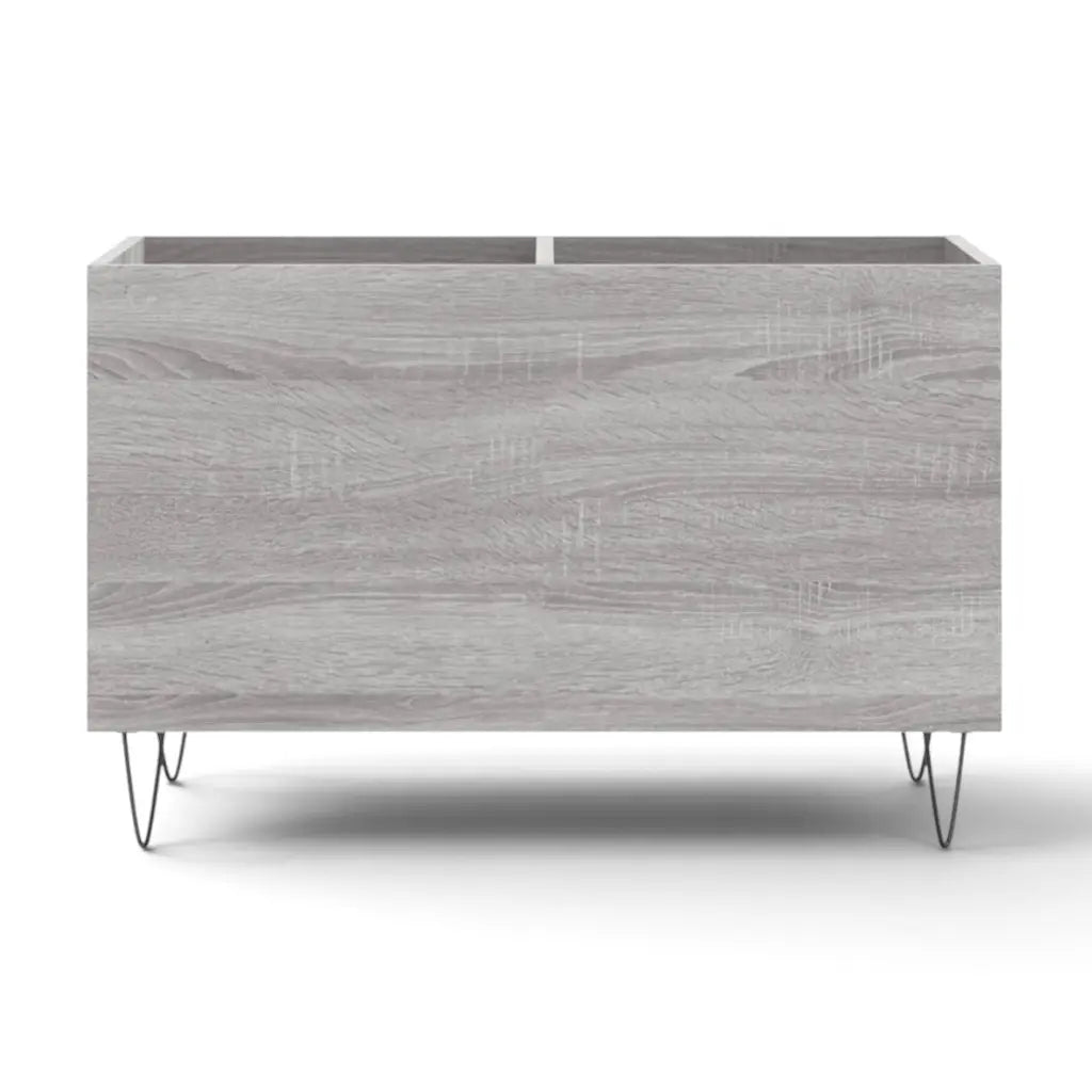 Bac de Rangement Vinyles Gris Sonoma 74,5 cm | Gresle