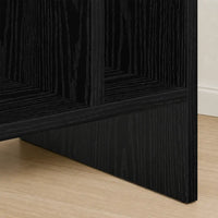 Meuble Vinyle pour Platine Chêne Noir 78,5 cm | Noxis