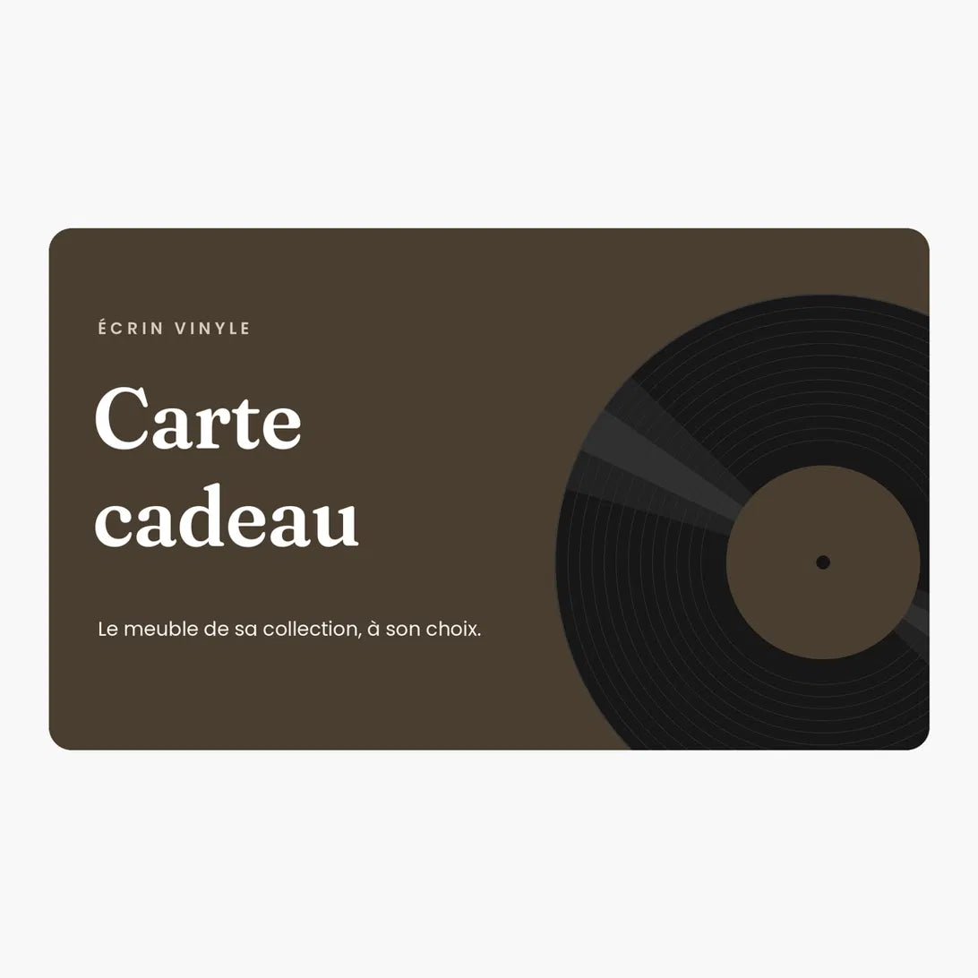 Carte cadeau Écrin Vinyle